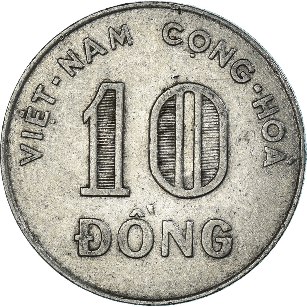 Moneta, Vietnam, 10 Dông, 1968