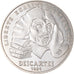 Coin, France, Descartes, 100 Francs, 1991, MS(63), Silver, KM:996, Gadoury:906