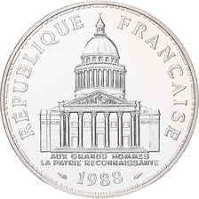 Coin, France, Panthéon, 100 Francs, 1988, FDC, MS(65-70), Silver, KM:951.1
