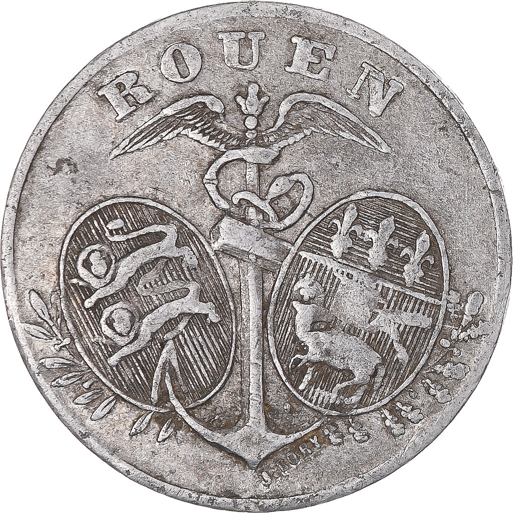 Moneta, Francja, Chambre de commerce, 5 Centimes, 1918, AU(50-53), Aluminium