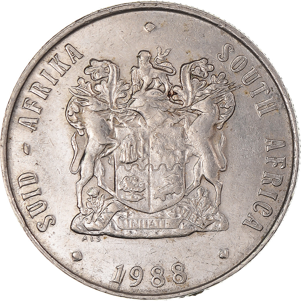 Münze, Südafrika, Rand, 1988, SS, Nickel, KM:88a