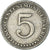 Panama, 5 Centesimos, 1982, Miedź-Nikiel, VF(30-35)