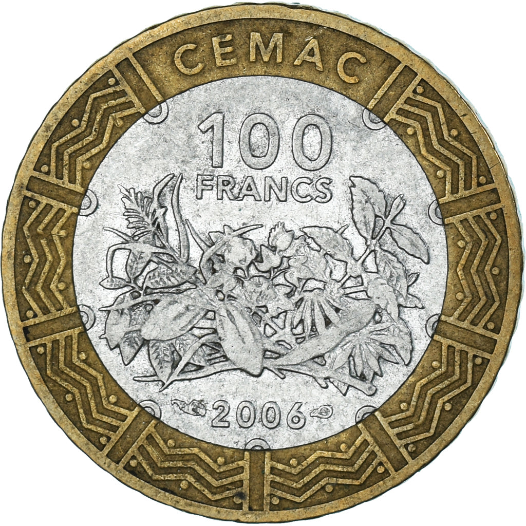 Münze, Zentralafrikanische Staaten, 100 Francs, 2006