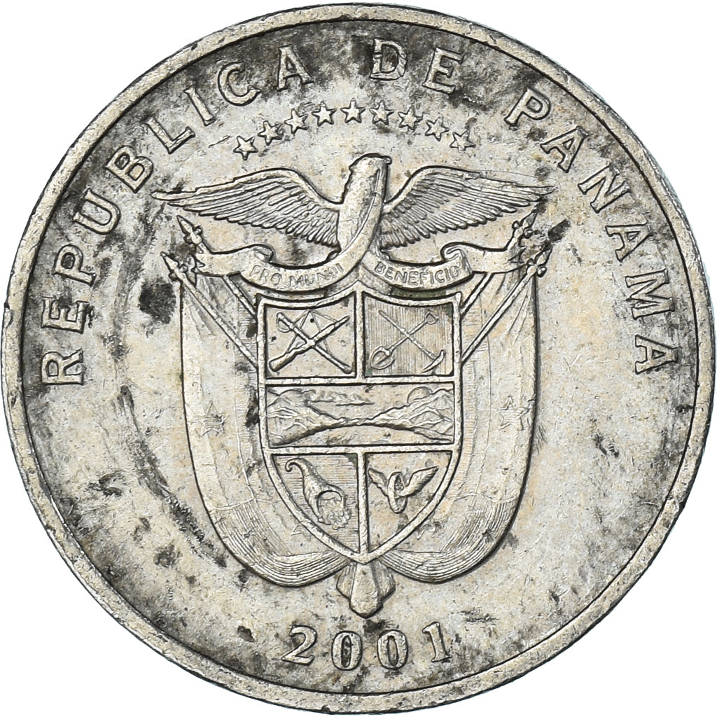 Munten, Panama, 5 Centesimos, 2001