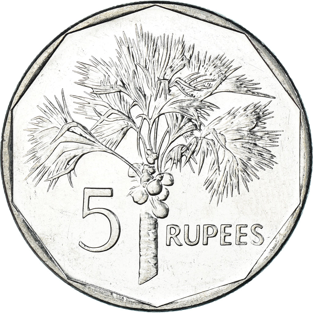 Moneta, Seychelles, 5 Rupees, 2010