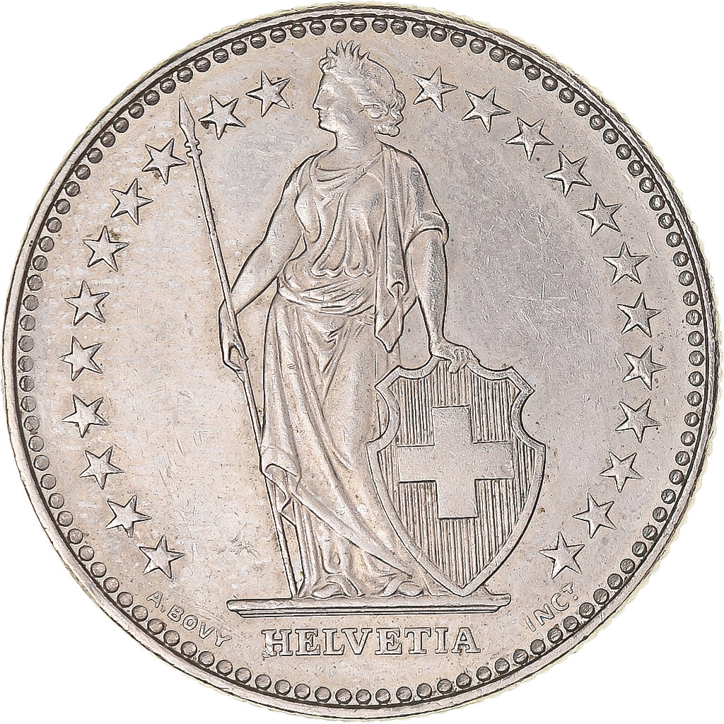 Moneta, Svizzera, 2 Francs, 1988, Bern, SPL+, Rame-nichel, KM:21a.3