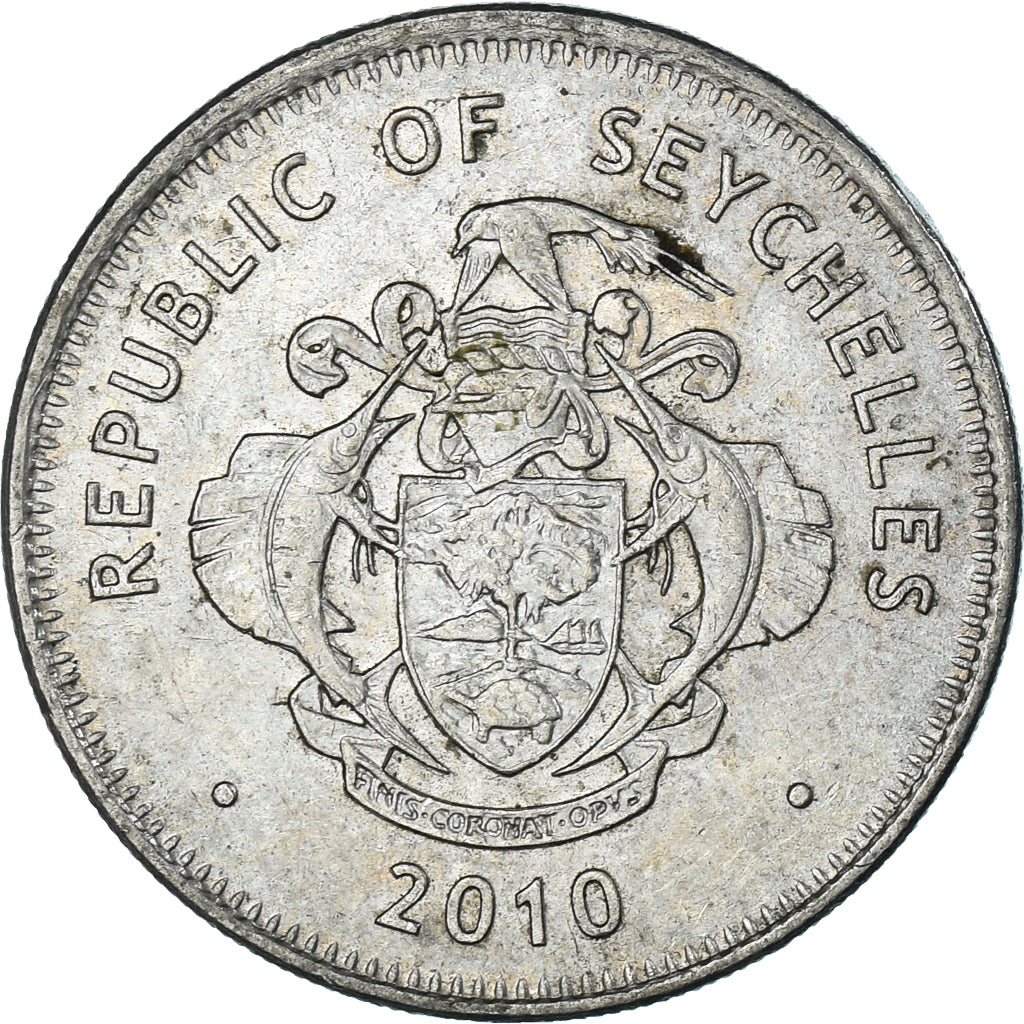 Monnaie, Seychelles, Rupee, 2010