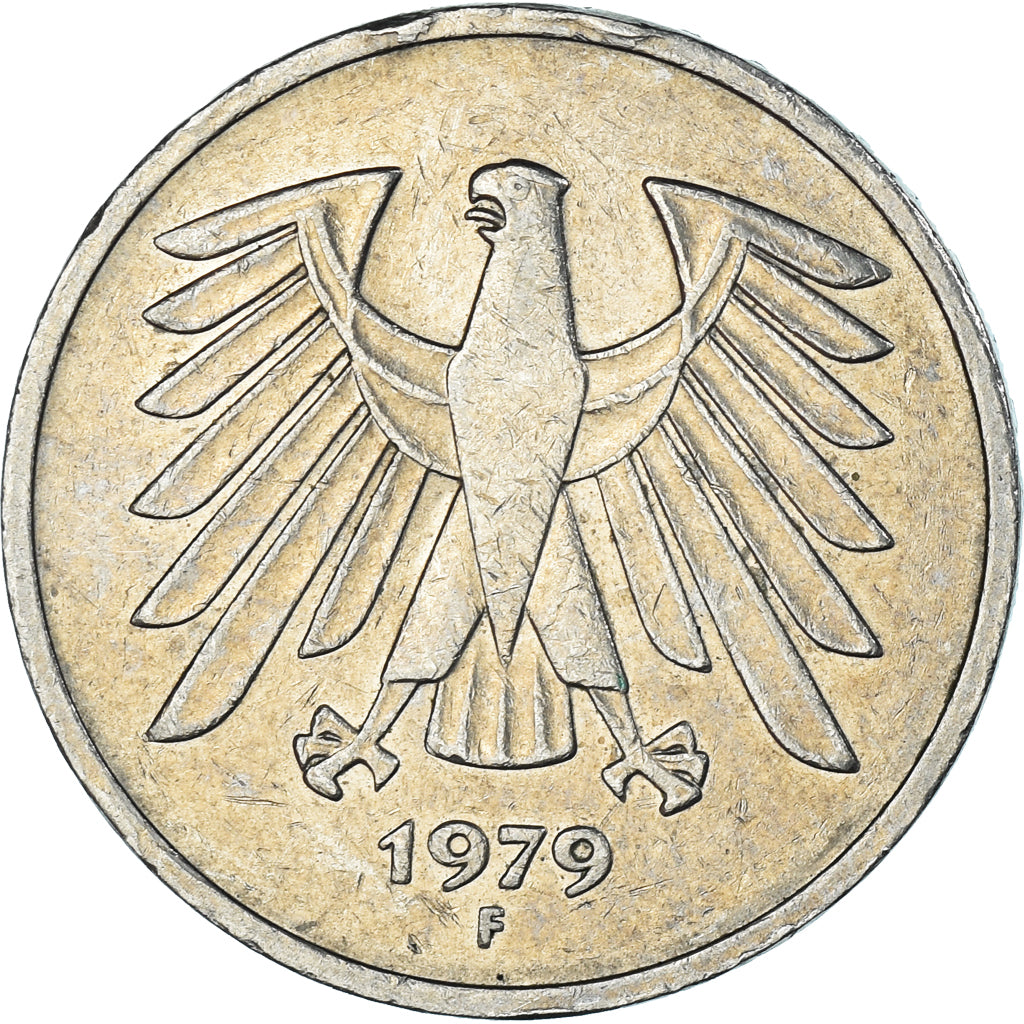 Moneta, Germania, 5 Mark, 1979