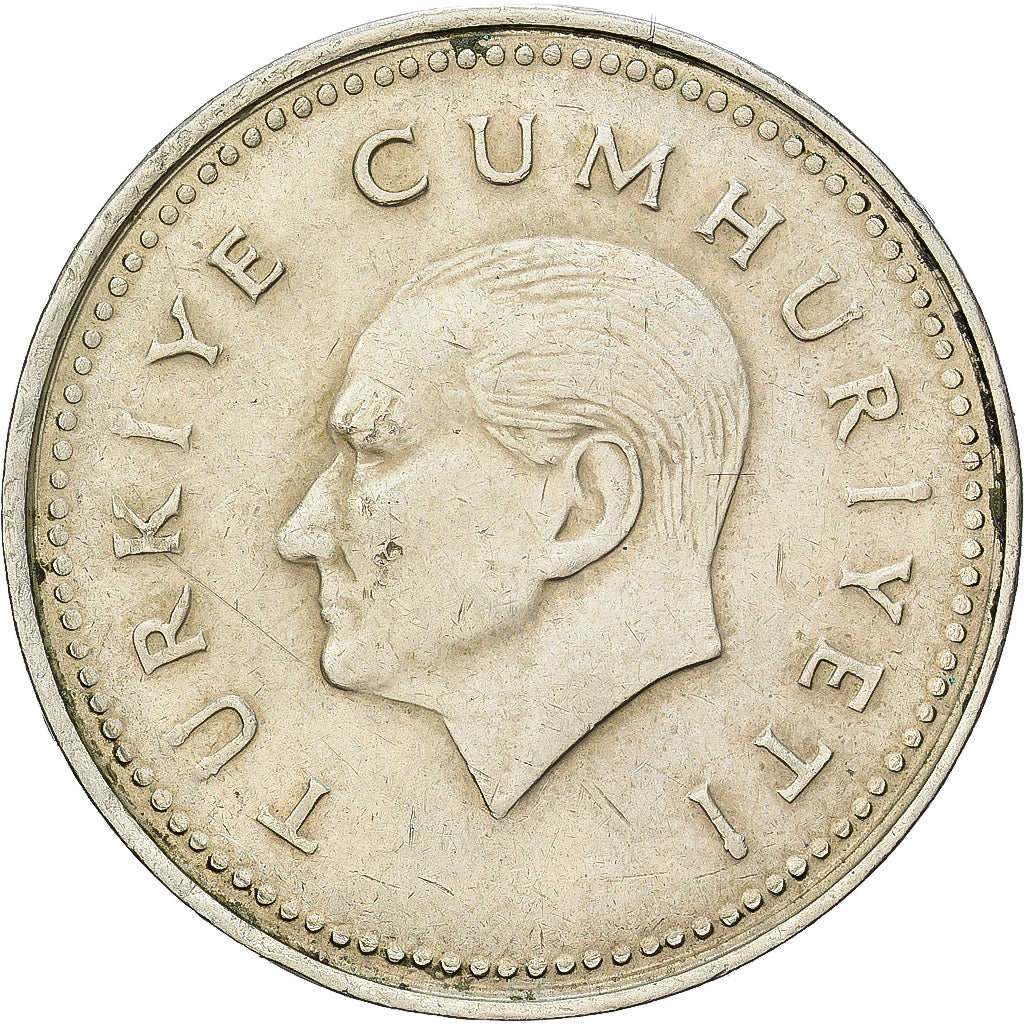 Coin, Turkey, 2500 Lira, 1991, EF(40-45), Nickel-Bronze, KM:1015