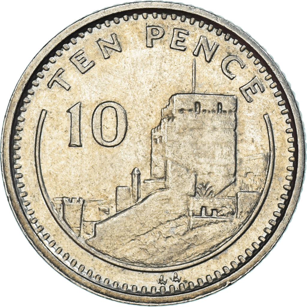 Moneta, Gibraltar, 10 Pence, 1994