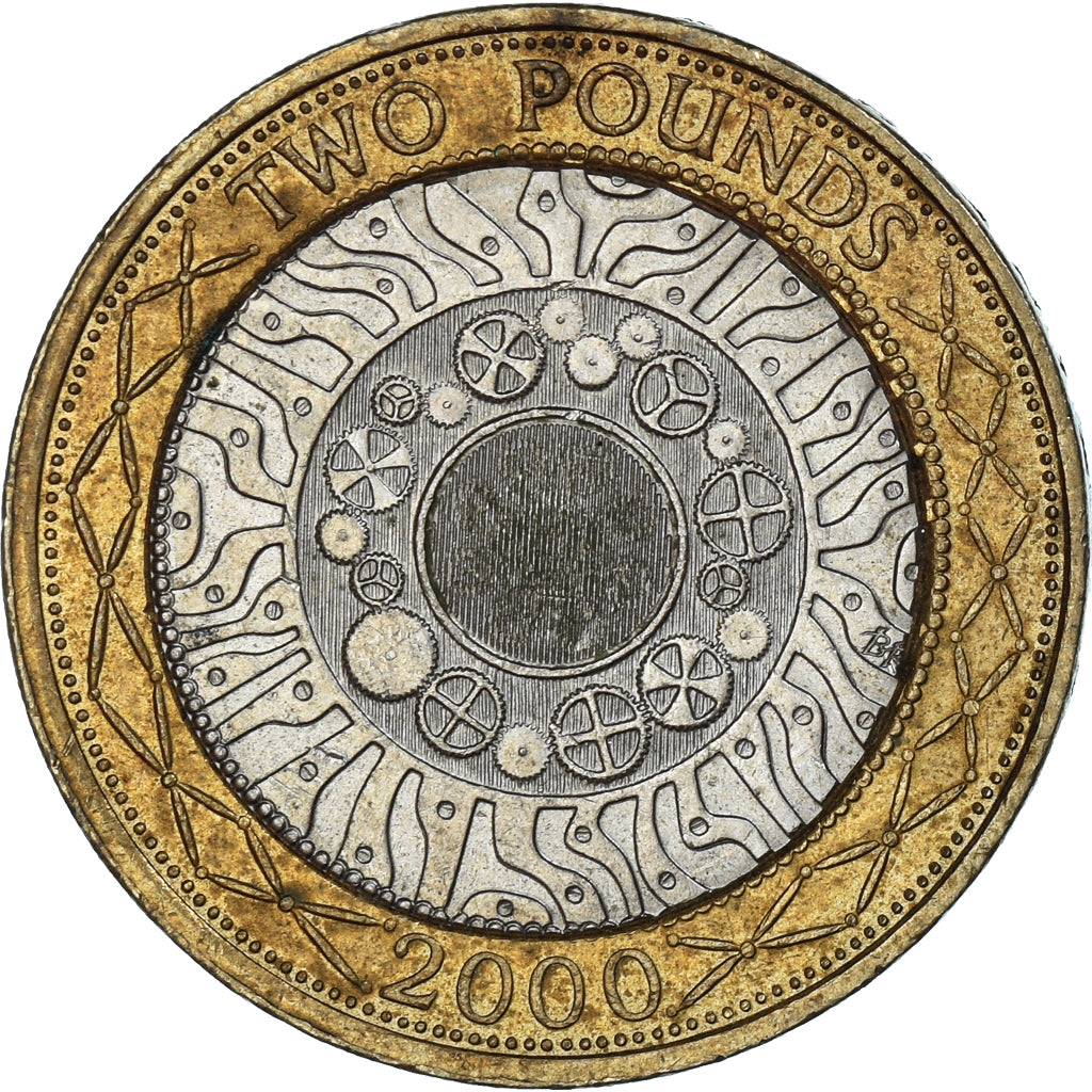 Moeda, Grã-Bretanha, 2 Pounds, 2000