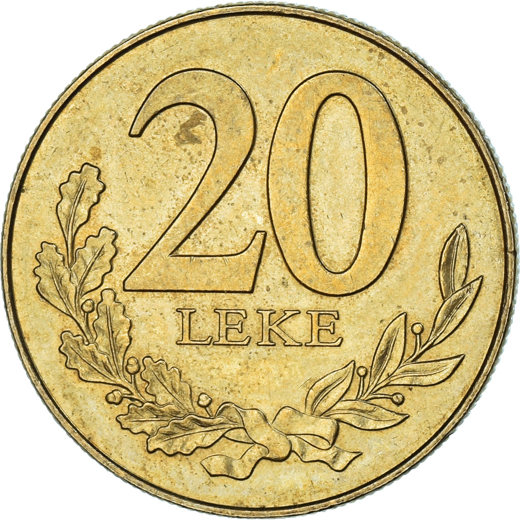Monnaie, Albanie, 20 Leke, 1996