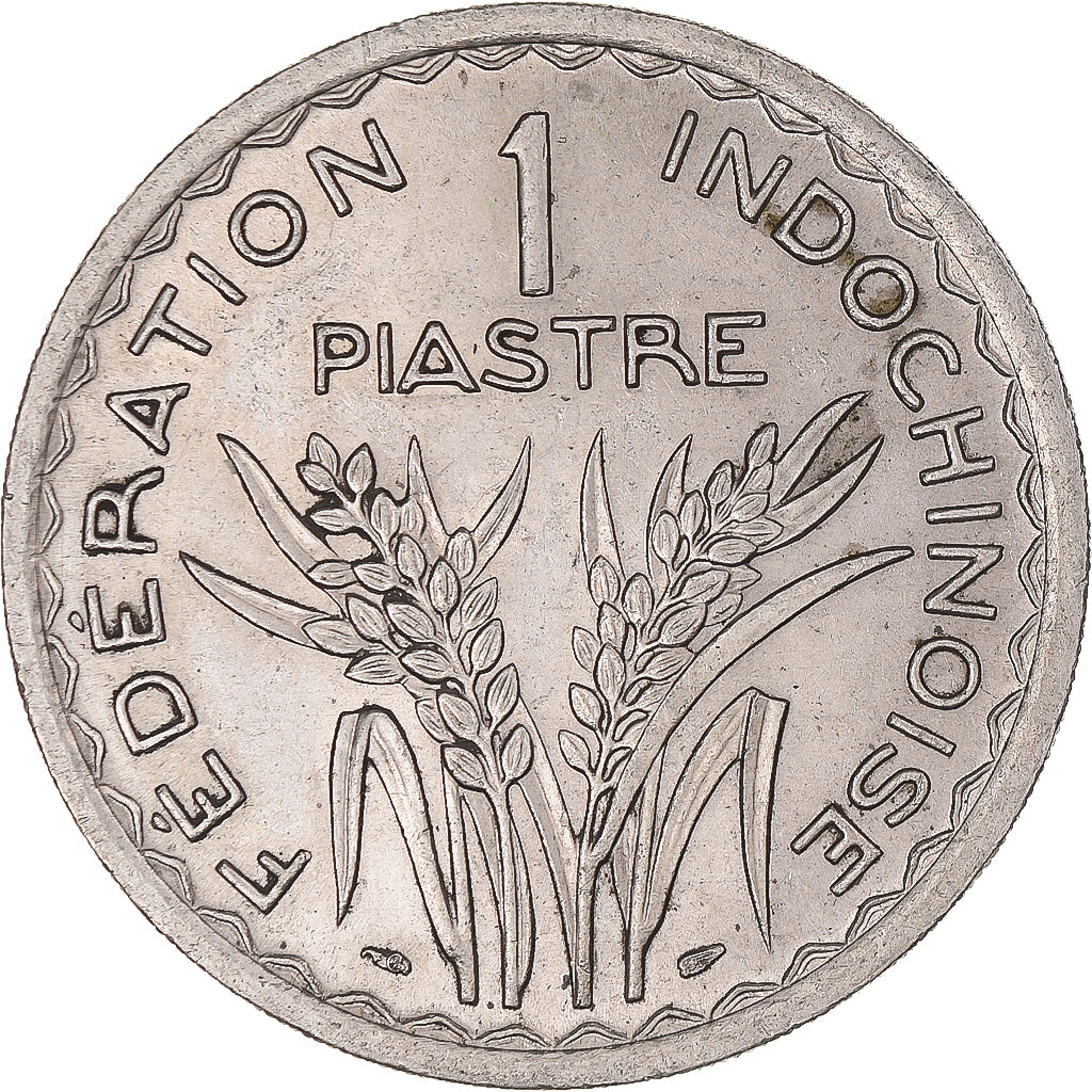 Coin, French Indochina, Piastre, 1947, Paris, AU(50-53), Copper-nickel, KM:32.1