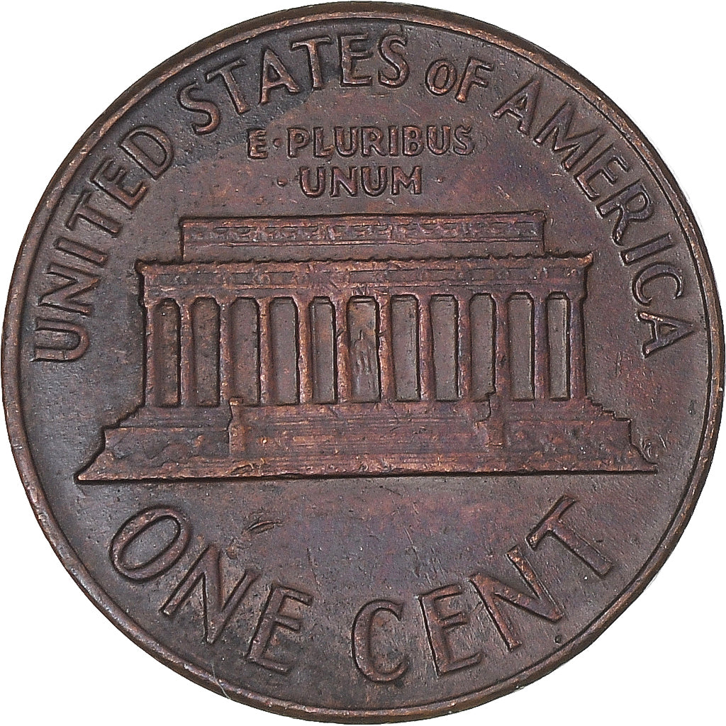 Moneta, Stati Uniti, Lincoln Cent, Cent, 1964, Philadelphia, MB+, Ottone, KM:201