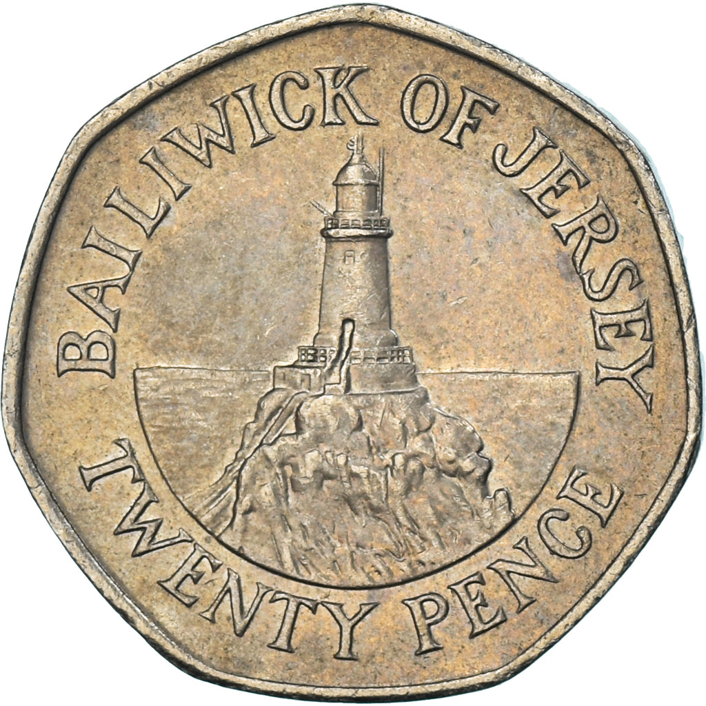 Münze, Jersey, 20 Pence, 1998