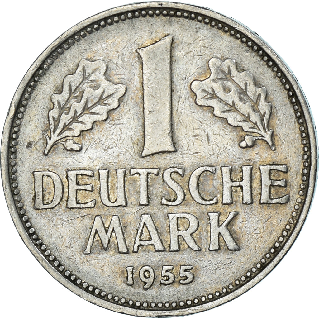 Coin, Germany, Mark, 1955