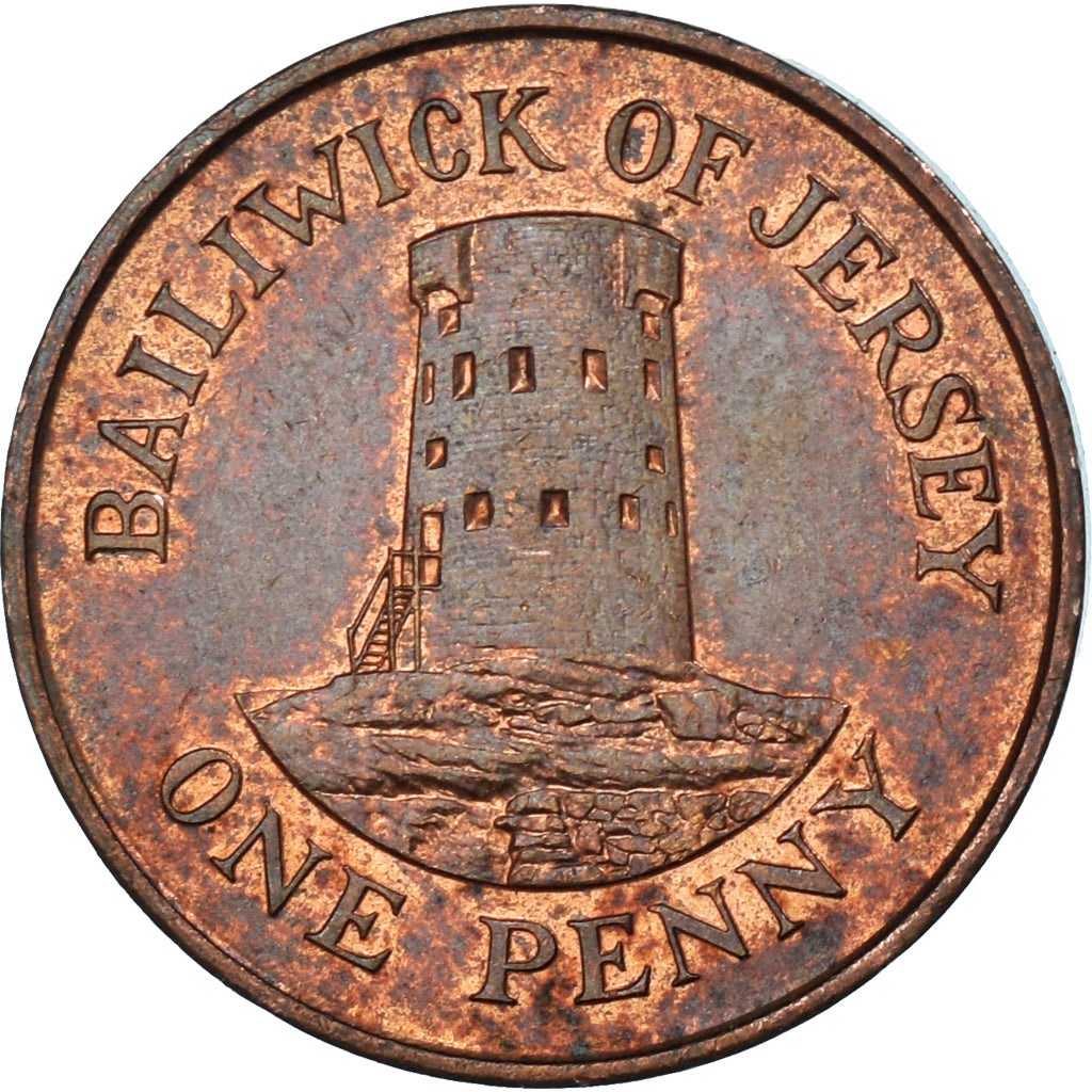 Monnaie, Jersey, Penny, 1988