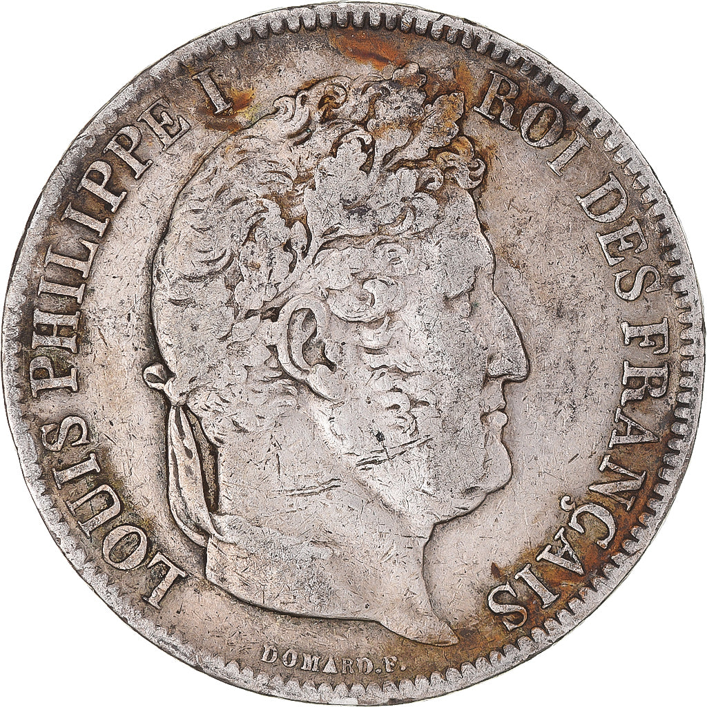 Coin, France, Louis-Philippe, 5 Francs, 1831, Marseille, VF(20-25), Silver