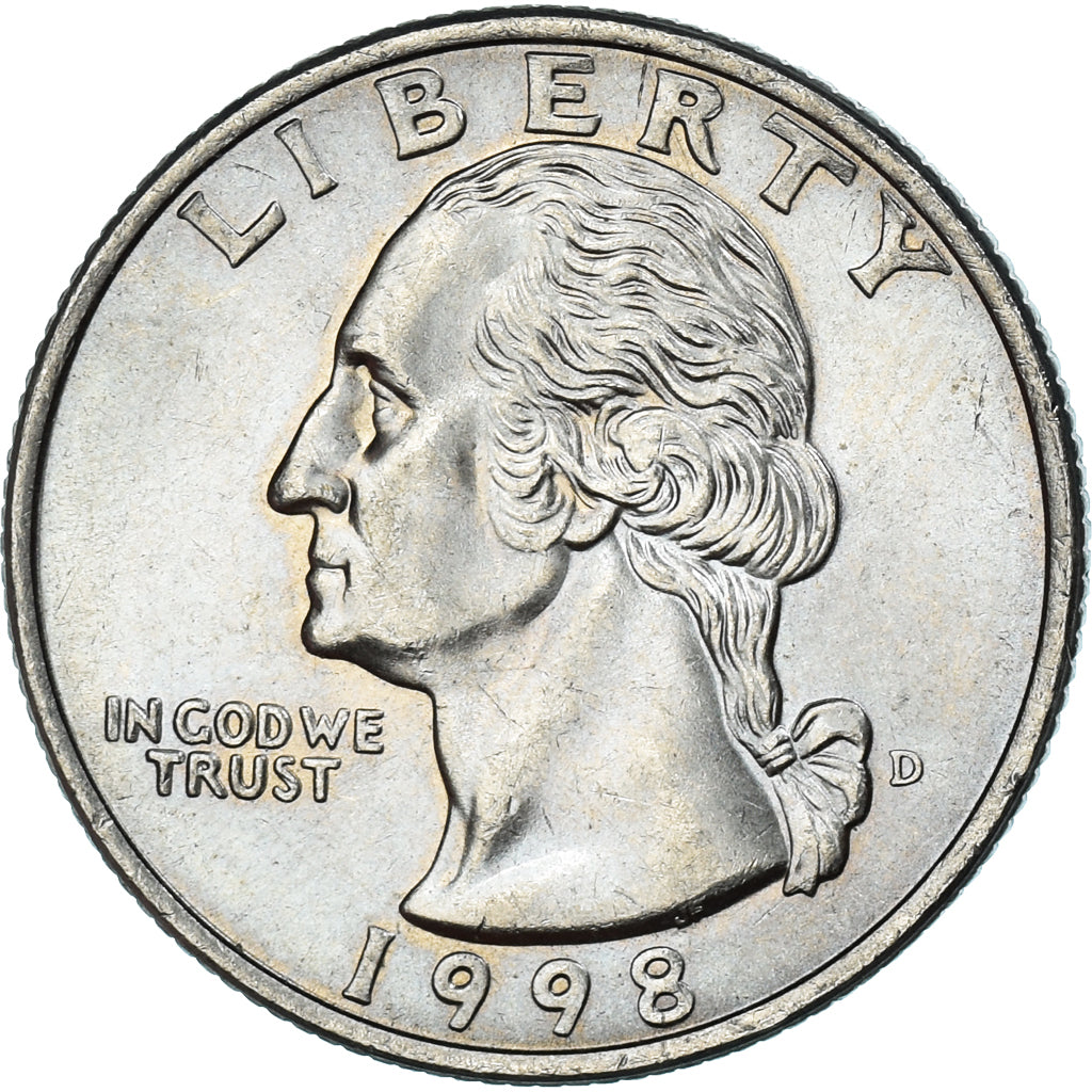 Monnaie, États-Unis, Quarter, 1998
