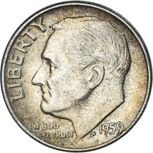 Moneta, USA, Dime, 1959