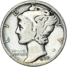 Monnaie, États-Unis, Dime, 1939