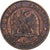 Moneda, Francia, Napoleon III, 5 Centimes, 1856, Paris, EBC, Bronce, KM:777.1