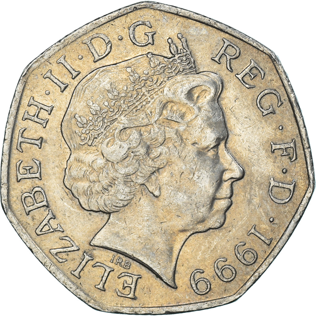 Coin, Great Britain, 50 Pence, 1999