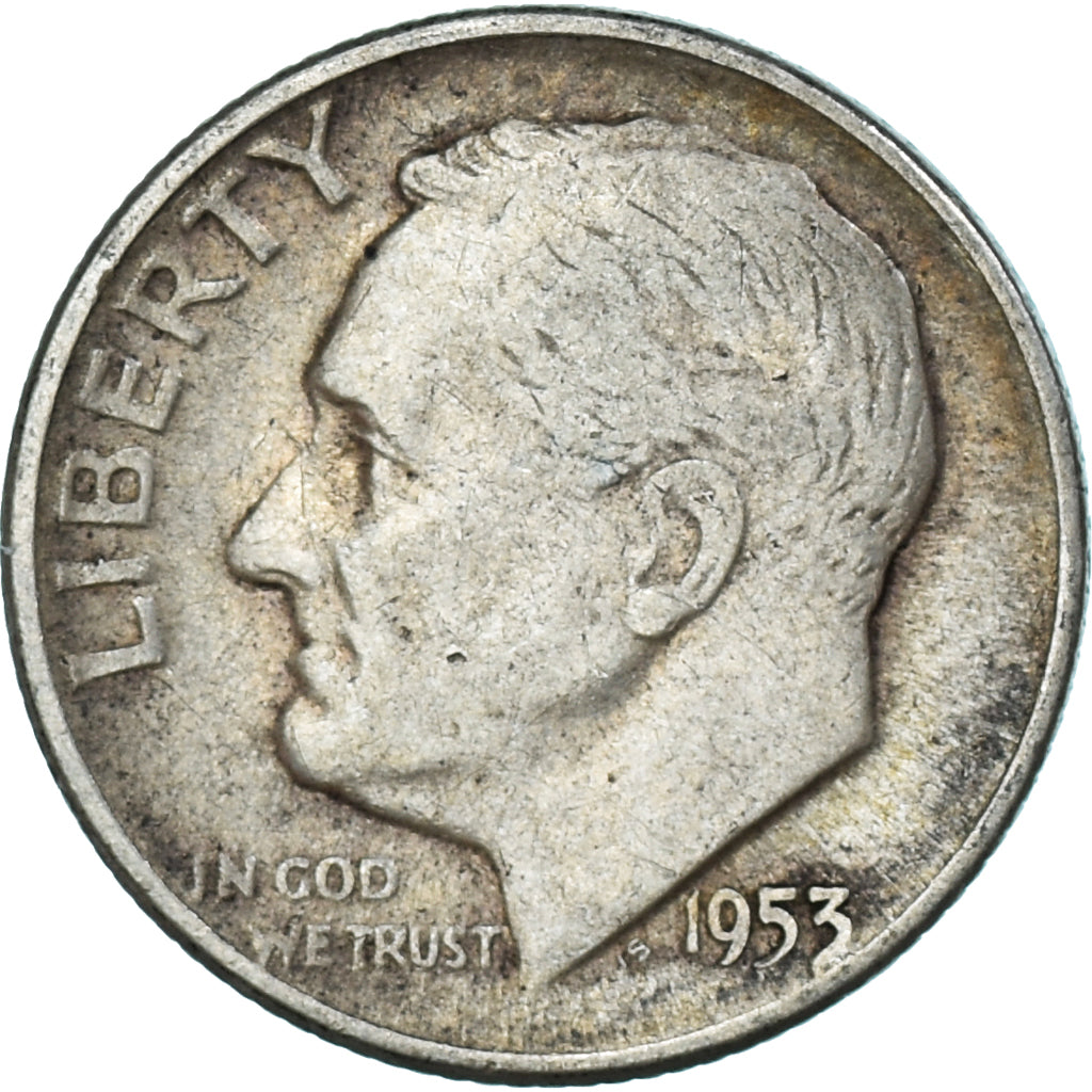Moneta, Stati Uniti, Dime, 1953