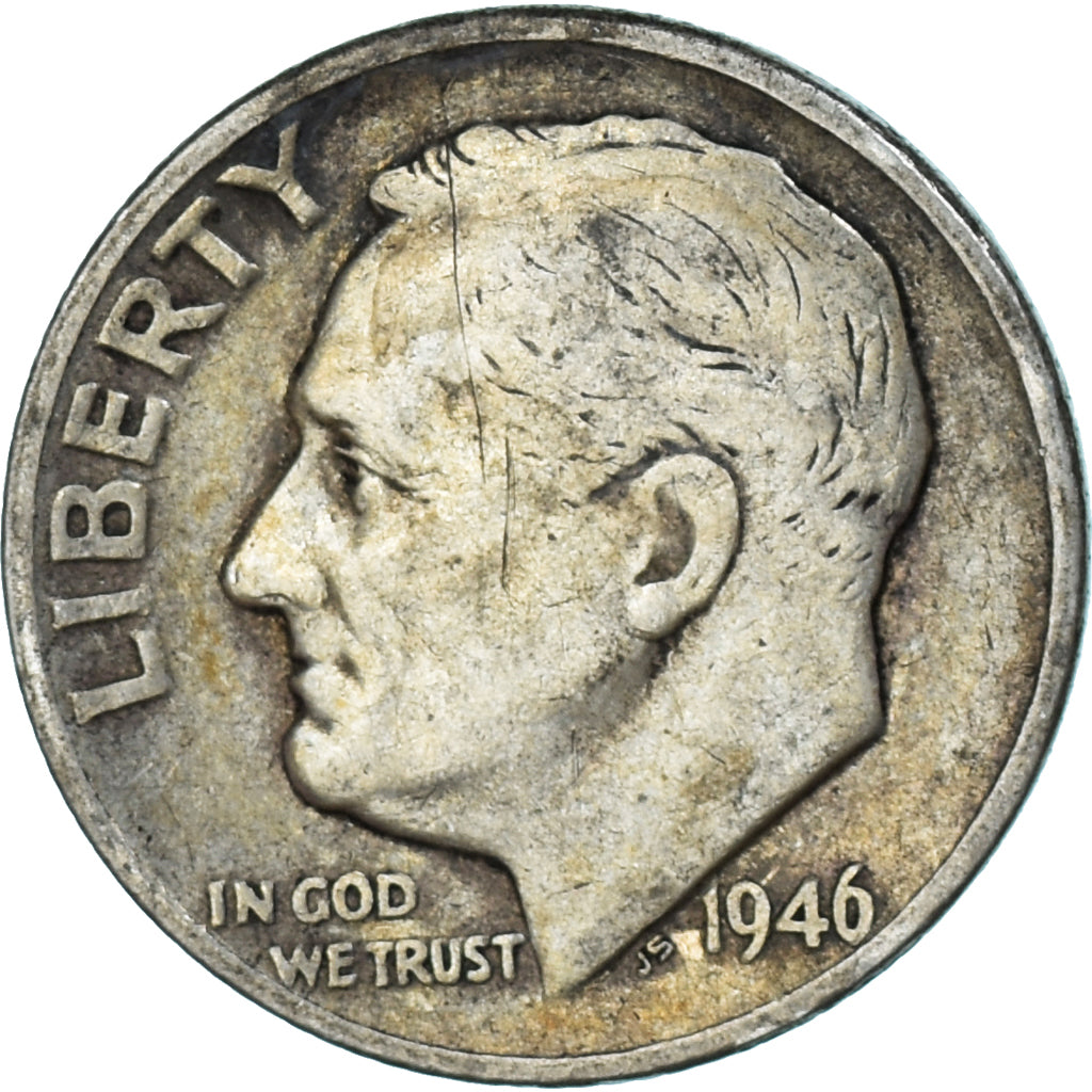 Moeda, Estados Unidos da América, Dime, 1946