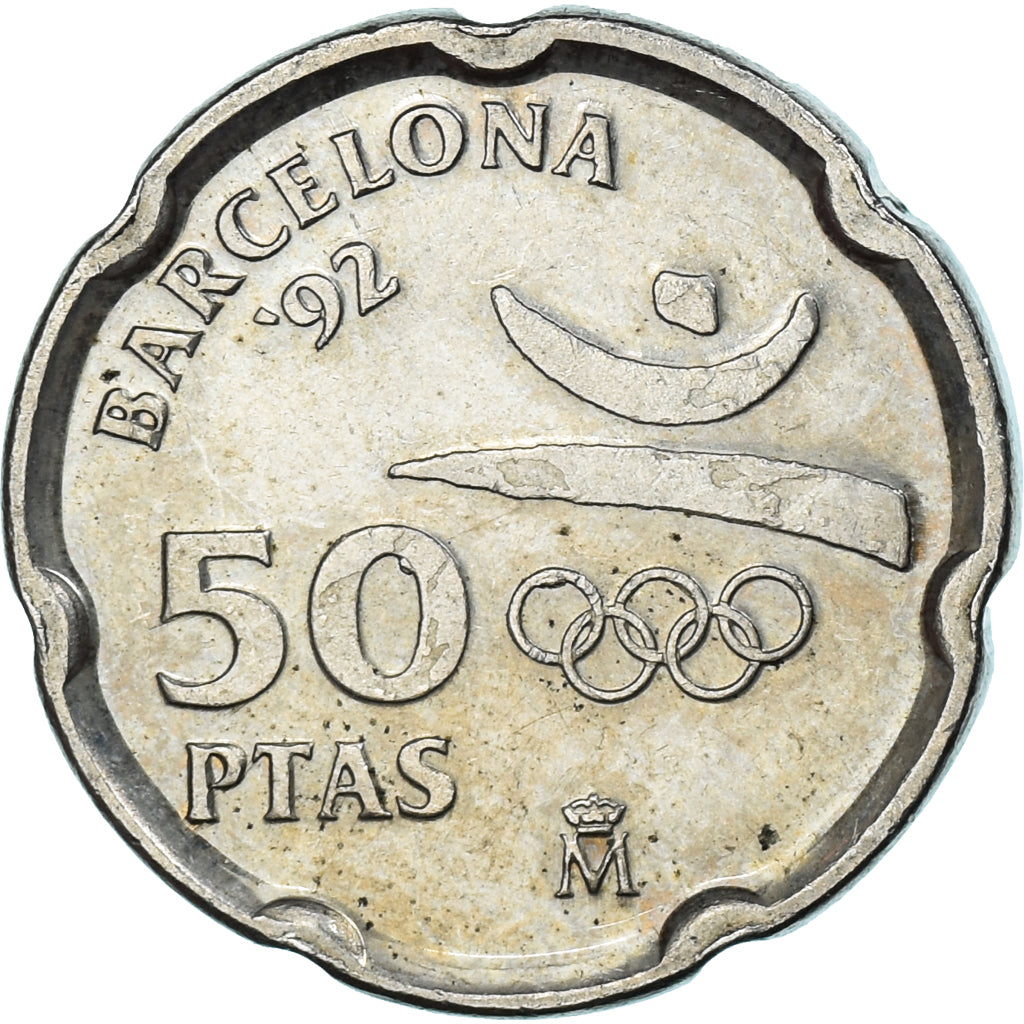 Münze, Spanien, 50 Pesetas, 1992