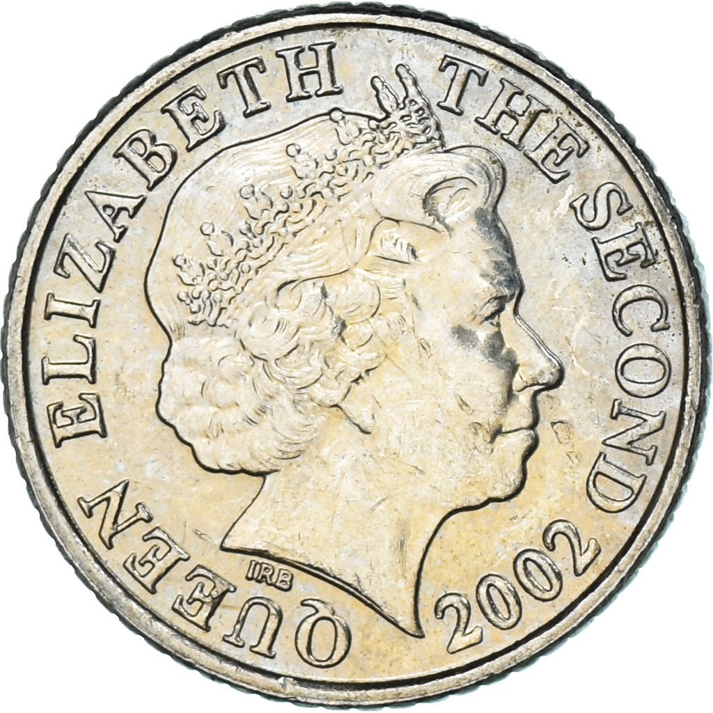 Moneda, Jersey, 5 Pence, 2002