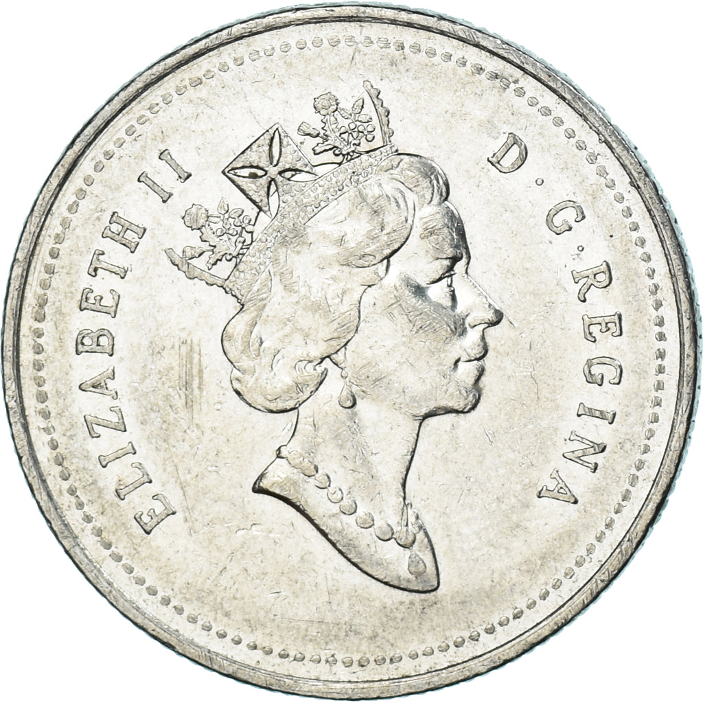 Coin, Canada, 25 Cents, 1990