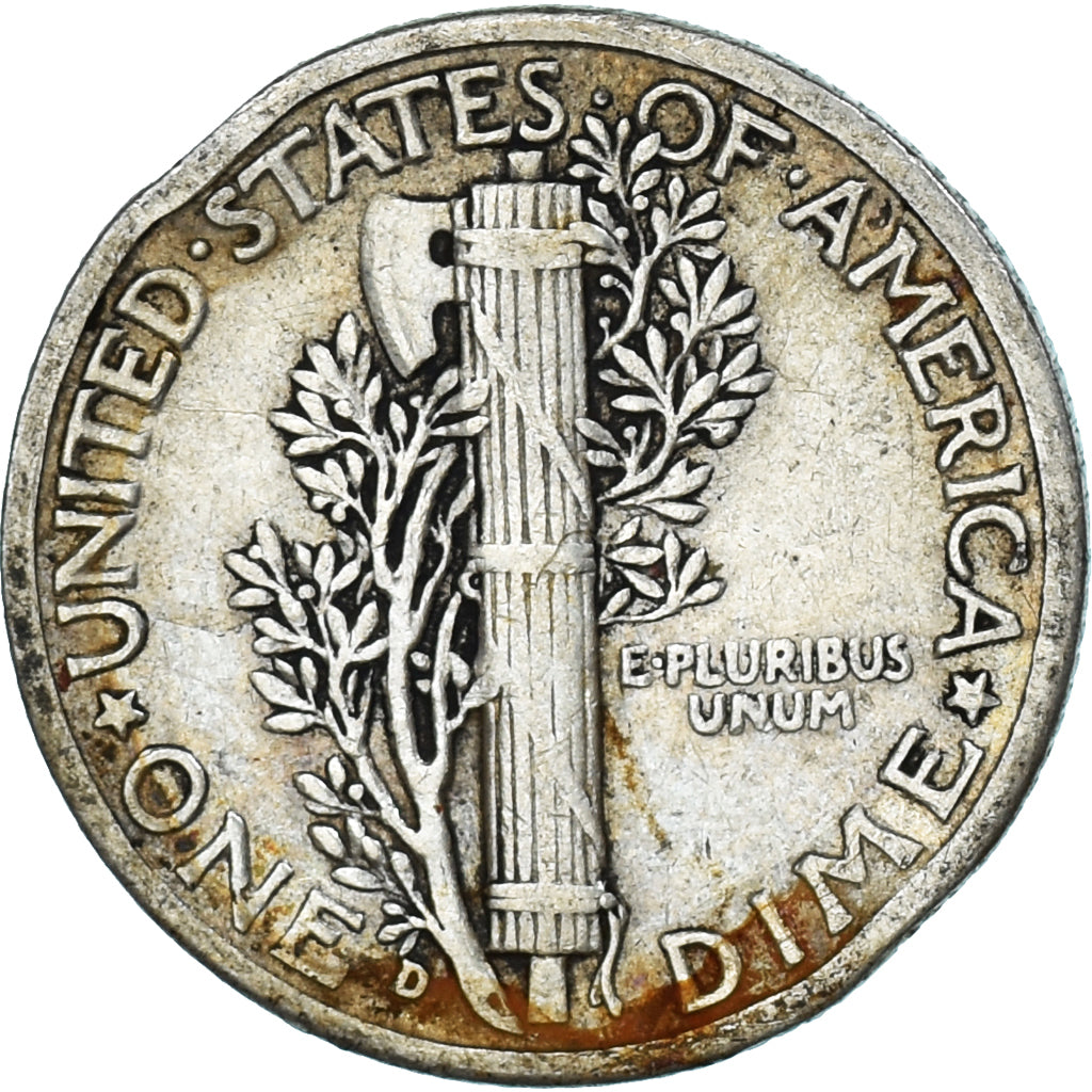 Münze, Vereinigte Staaten, Dime, 1939