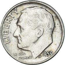 Münze, Vereinigte Staaten, Dime, 1959