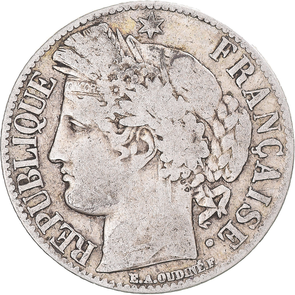 Monnaie, France, Cérès, Franc, 1888, Paris, TB+, Argent, Gadoury:465a