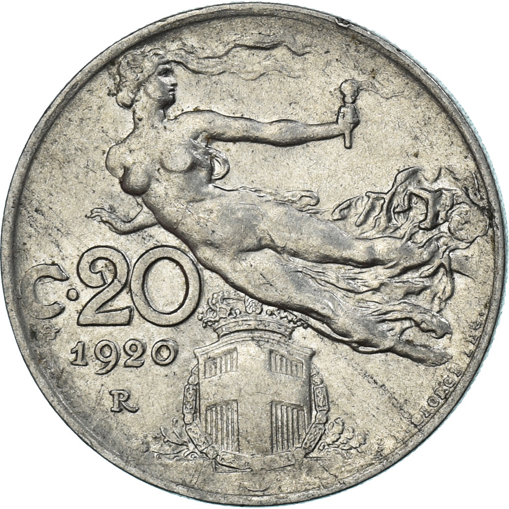 Coin, Italy, 20 Centesimi, 1920