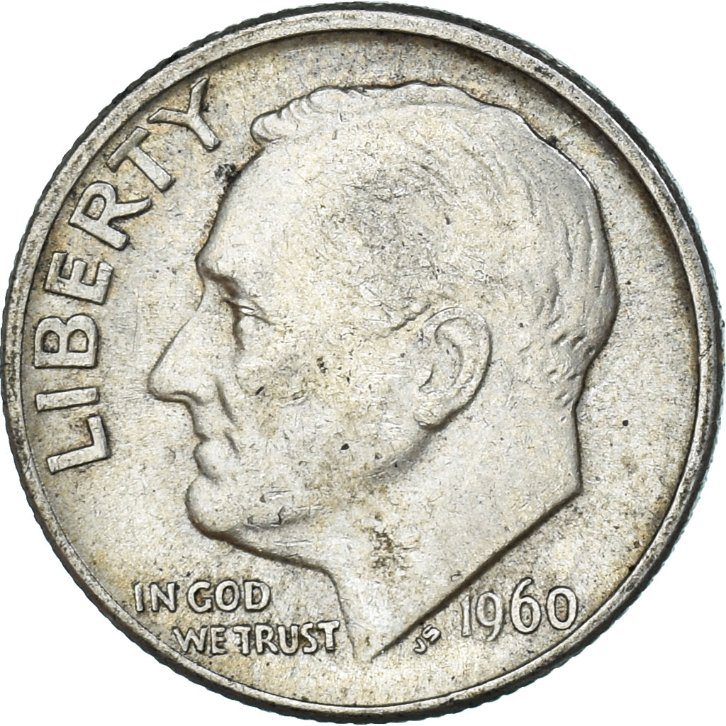Moeda, Estados Unidos da América, Dime, 1960