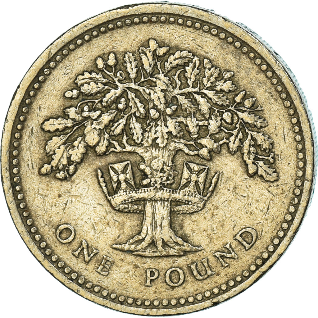 Coin, Great Britain, Pound, 1987