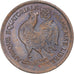 Coin, French Equatorial Africa, 50 Centimes, 1943, Pretoria, MS(60-62), Bronze