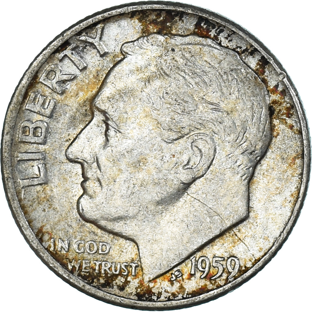 Munten, Verenigde Staten, Dime, 1959