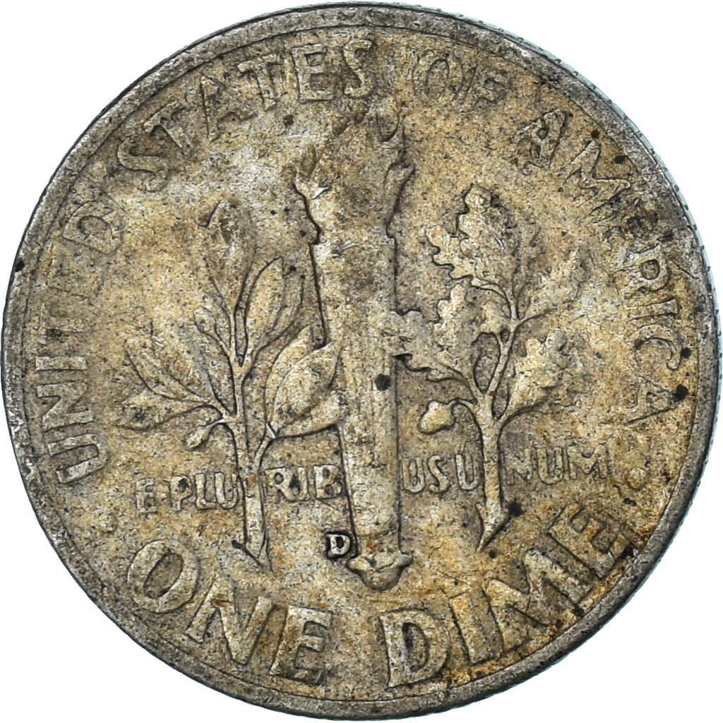 Monnaie, États-Unis, Dime, 1952