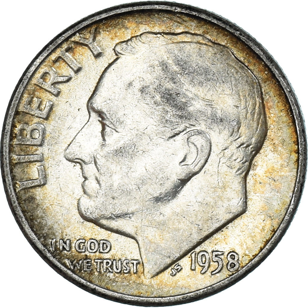 Munten, Verenigde Staten, Dime, 1958