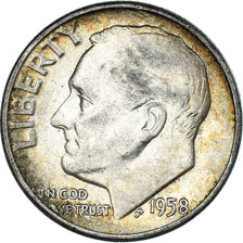 Munten, Verenigde Staten, Dime, 1958