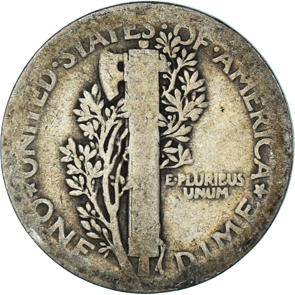 Coin, United States, Dime, 1923