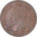 Coin, France, Napoleon III, 2 Centimes, 1862, Bordeaux, MS(60-62), Bronze