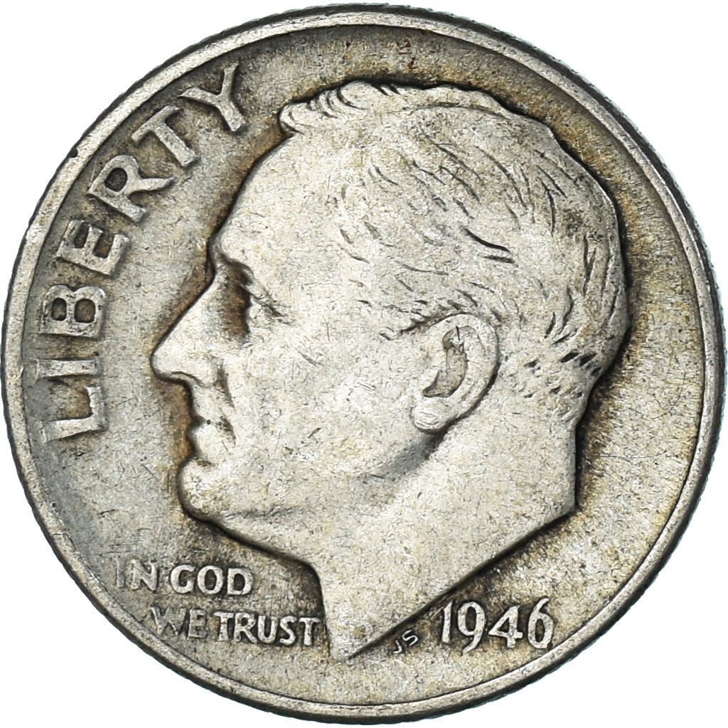 Moeda, Estados Unidos da América, Dime, 1946