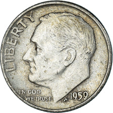 Moneta, USA, Dime, 1959