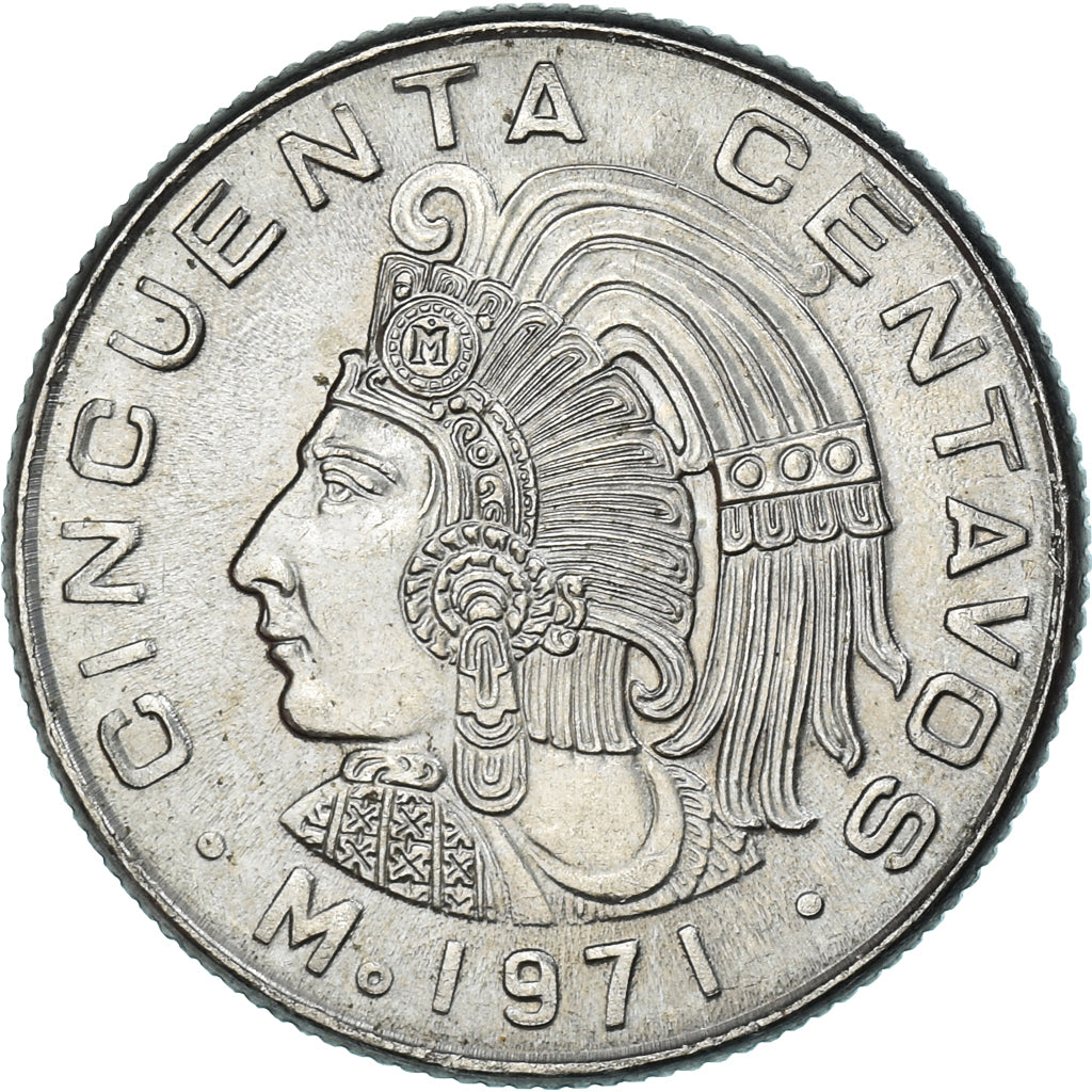 Monnaie, Mexique, 50 Centavos, 1971