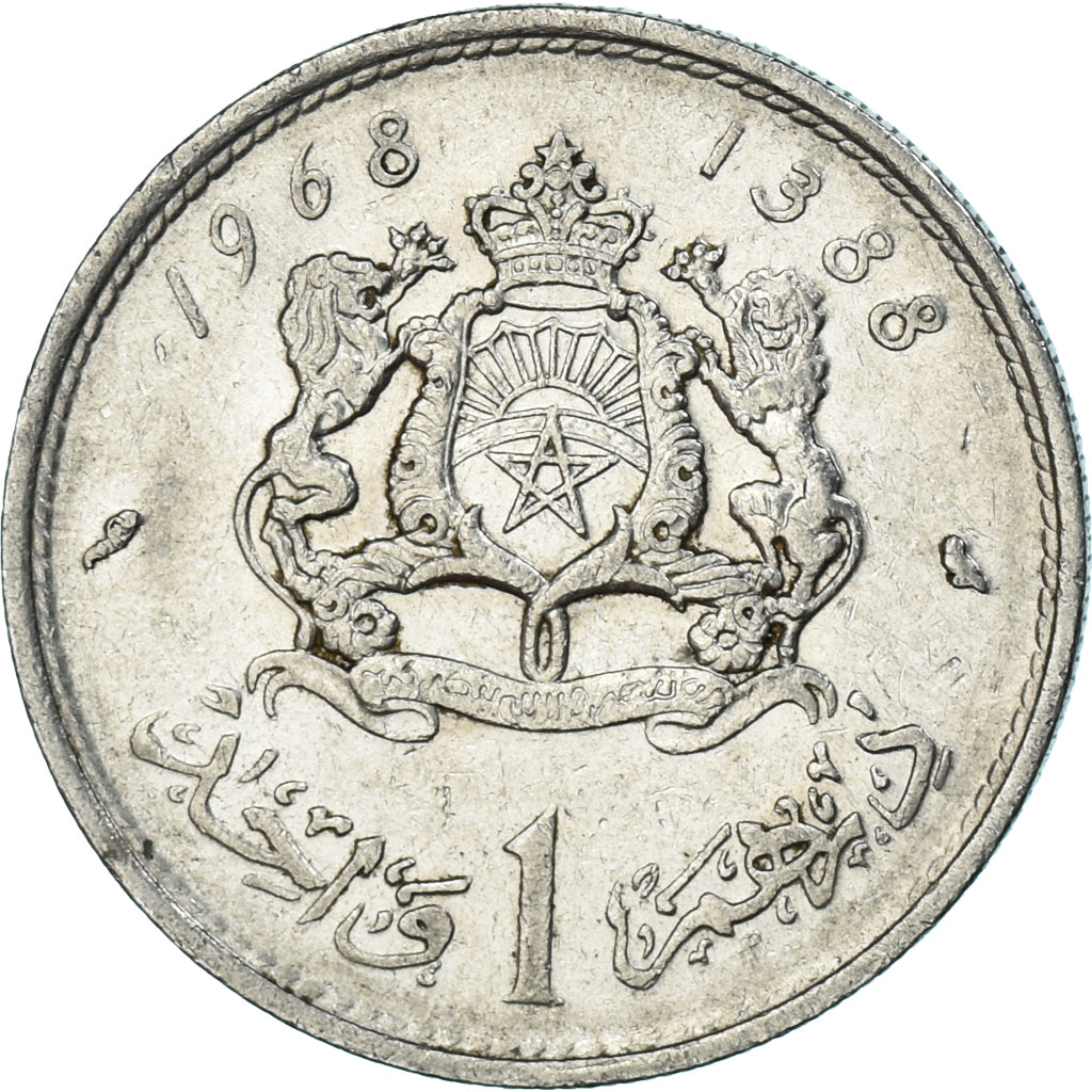 Moneta, Maroko, Dirham, 1968