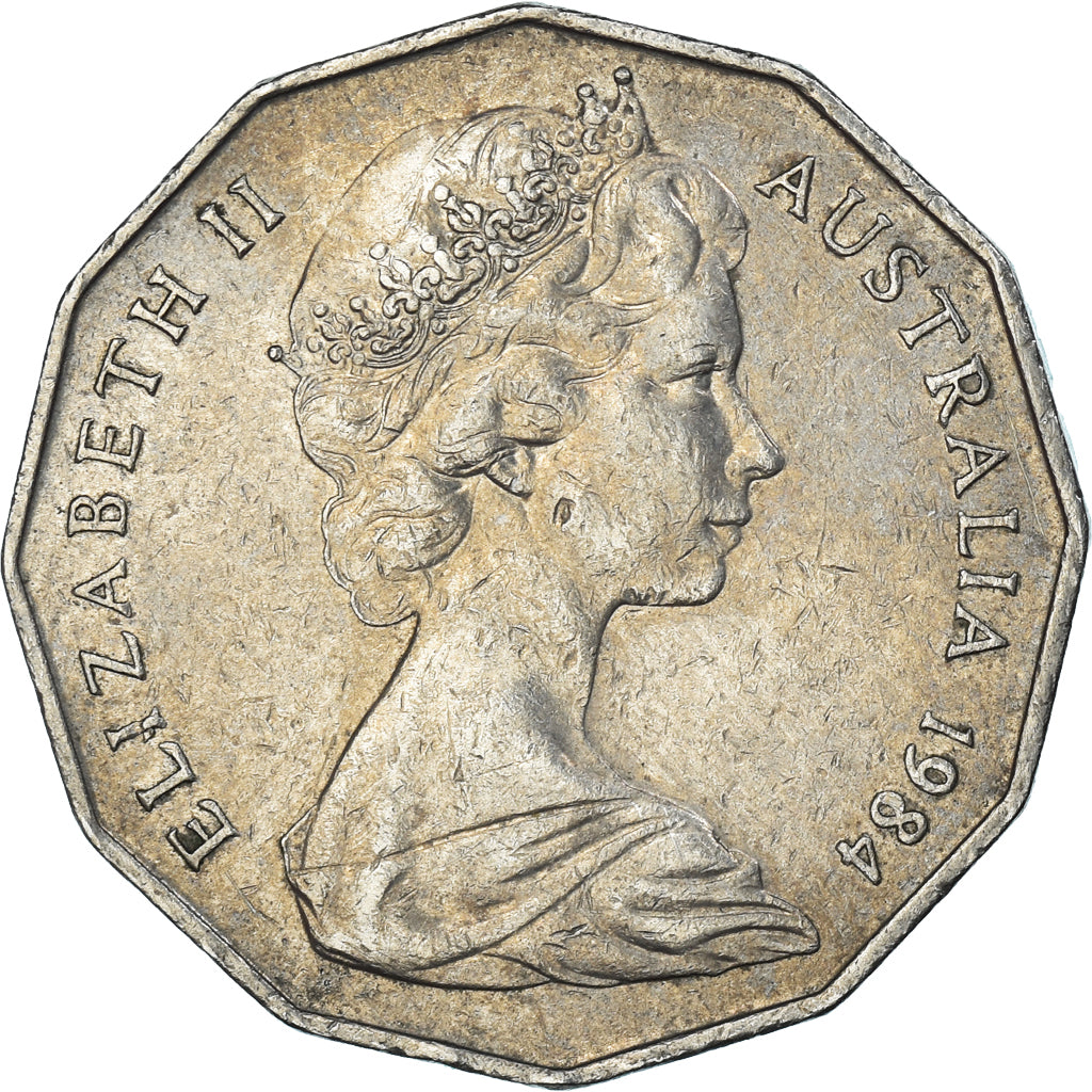 Monnaie, Australie, 50 Cents, 1984